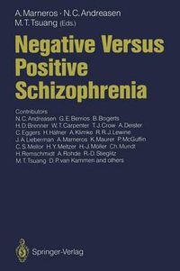 Cover image for Negative Versus Positive Schizophrenia