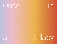 Cover image for Once In A Lullaby