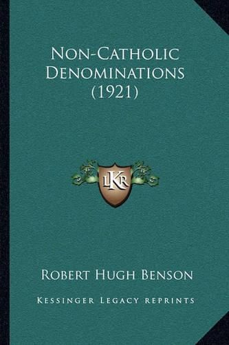 Non-Catholic Denominations (1921)