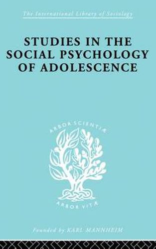 Cover image for Studies in the Social Psychology of Adolescence