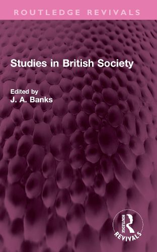 Cover image for Studies in British Society