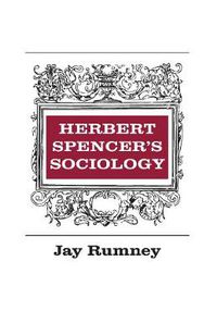 Cover image for Herbert Spencer's Sociology