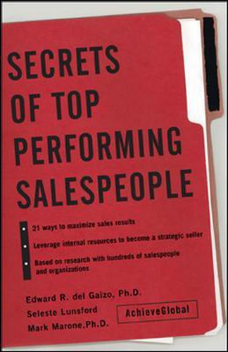 Cover image for Secrets of Top-Performing Salespeople