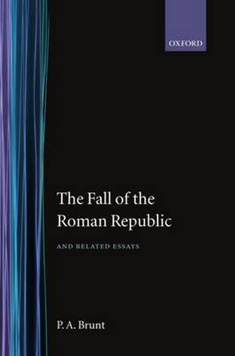 Cover image for The Fall of the Roman Republic and Related Essays