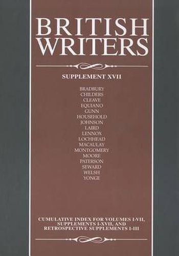 British Writers, Supplement XVII