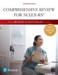 Cover image for Pearson Reviews & Rationales: Comprehensive Review for NCLEX-RN