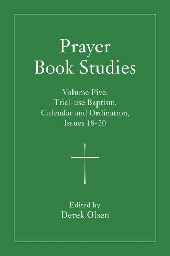 Cover image for Prayer Book Studies Volume Five