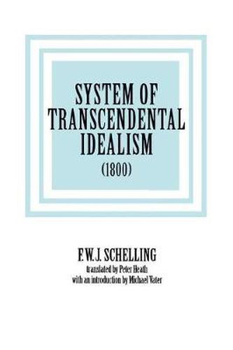 Cover image for System of Transcendental Idealism