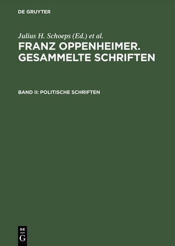 Cover image for Gesammelte Schriften. Schriften Zur Demokratie Und Sozialen Marktwirtschaft V 2