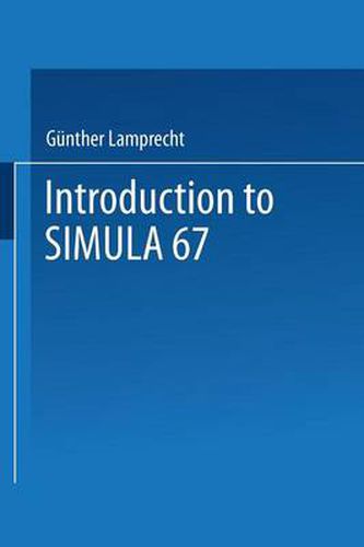 Cover image for Introduction to Simula 67