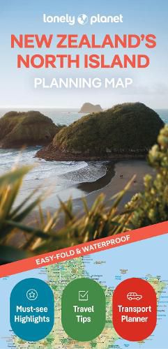 Cover image for Lonely Planet New Zealand's North Island Planning Map