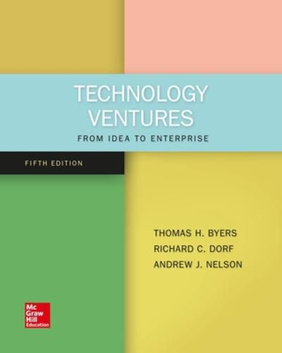 Cover image for Technology Ventures: From Idea to Enterprise