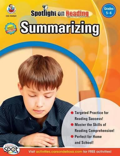 Cover image for Summarizing, Grades 5 - 6
