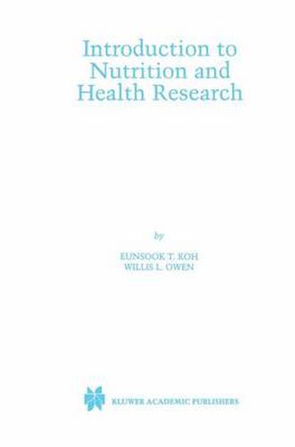 Cover image for Introduction to Nutrition and Health Research