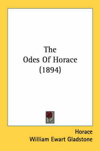 Cover image for The Odes of Horace (1894)