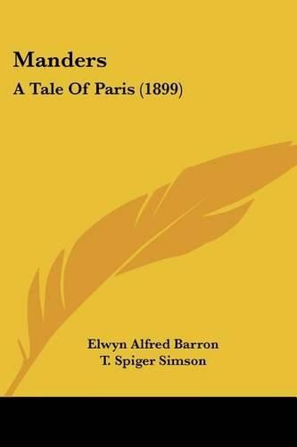 Manders: A Tale of Paris (1899)