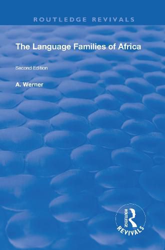 Cover image for The Language Families of Africa: Second edition