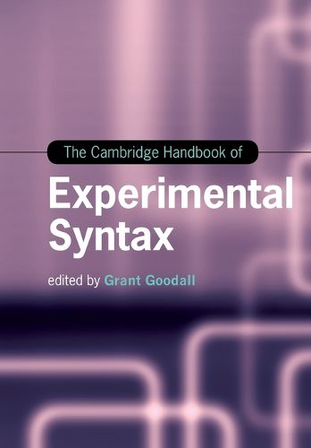 Cover image for The Cambridge Handbook of Experimental Syntax