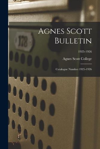 Cover image for Agnes Scott Bulletin