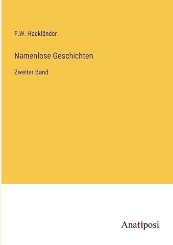 Cover image for Namenlose Geschichten