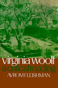 Cover image for Virginia Woolf: A Critical Reading