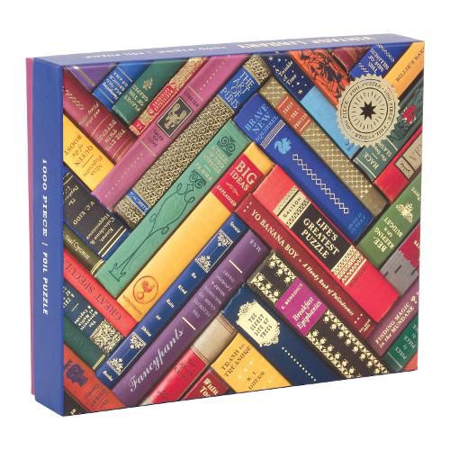 Cover image for Phat Dog Vintage Library 1000 Piece Foil Stamped Puzzle