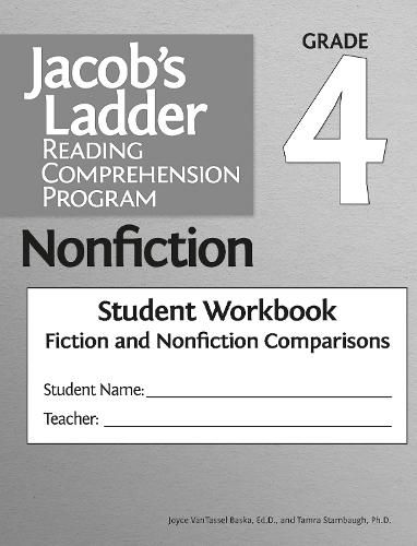 Cover image for Jacob's Ladder Reading Comprehension Program: Nonfiction Grade 4, Student Workbooks, Fiction and Nonfiction Comparisons (Set of 5)