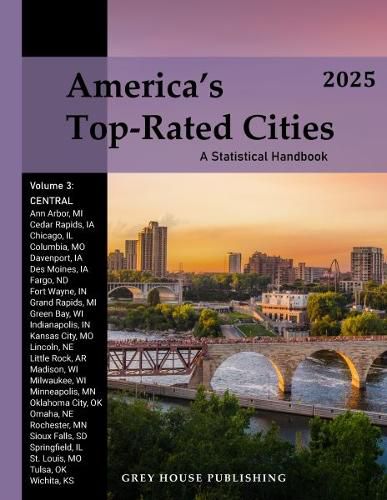 Cover image for America's Top-Rated Cities, Vol. 3 Central, 2025