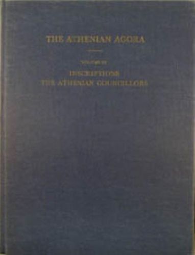 Cover image for Inscriptions: the Athenian Councillors