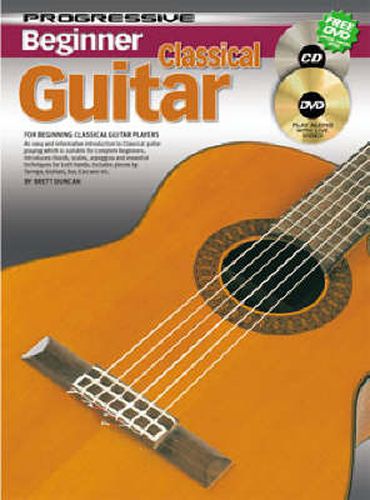 Cover image for Progressive Beginner Classical Guitar