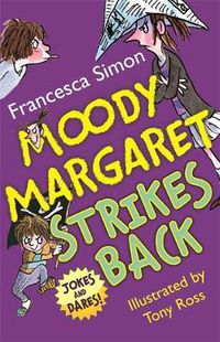 Cover image for Moody Margaret Strikes Back: Jokes and Dares!
