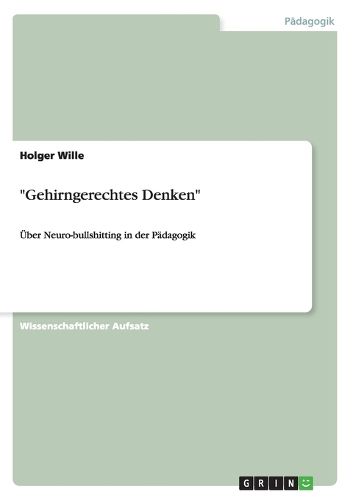 Cover image for Gehirngerechtes Denken