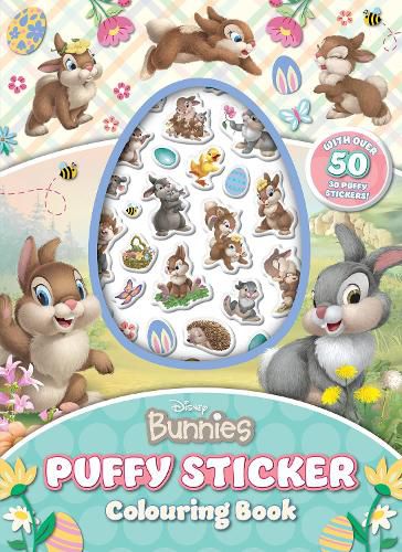 Cover image for Disney Bunnies: Puffy Sticker Colouring Book