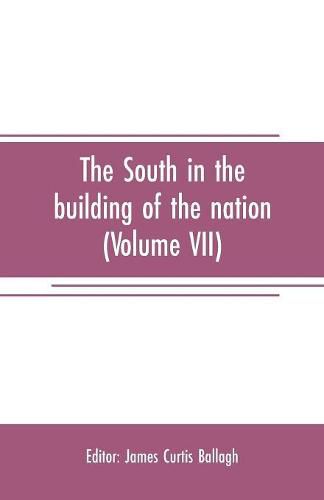 Cover image for The South in the building of the nation