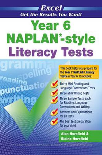 Cover image for Naplan* Style Literacy TST Yr 6