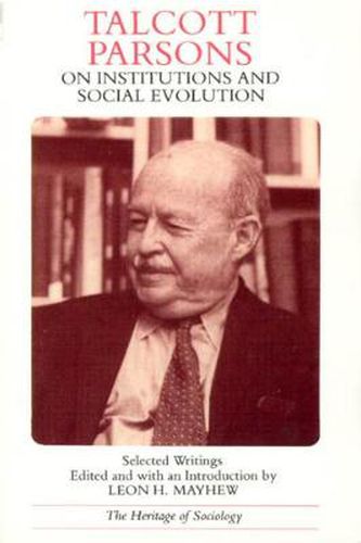 Cover image for On Institutions and Social Evolution: Selected Writings