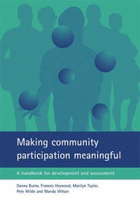 Cover image for Making community participation meaningful: A handbook for development and assessment