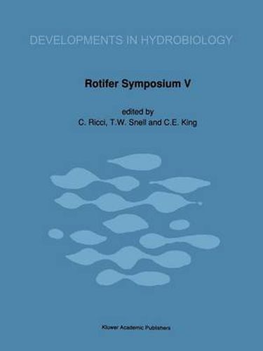 Cover image for Rotifer Symposium V: Proceedings of the Fifth Rotifer Symposium, held in Gargnano, Italy, September 11-18, 1988