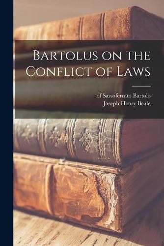 Cover image for Bartolus on the Conflict of Laws