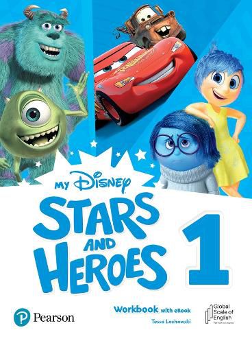 Cover image for My Disney Stars and Heroes American Edition Level 1 Workbook with eBook