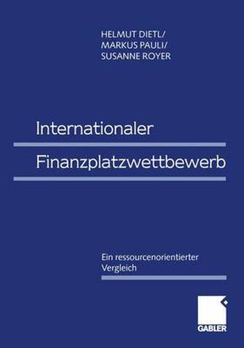 Cover image for Internationaler Finanzplatzwettbewerb