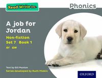 Cover image for Read Write Inc. Phonics: Grey Set 7 Non-fiction 1 A Job for Jordan