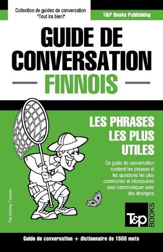 Cover image for Guide de conversation Francais-Finnois et dictionnaire concis de 1500 mots