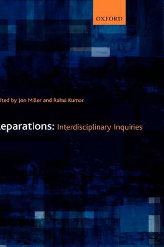 Cover image for Reparations: Interdisciplinary Inquiries