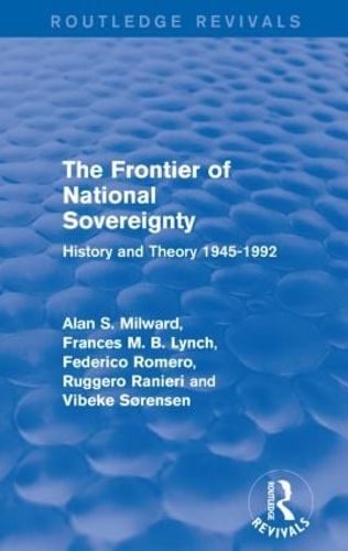 Cover image for The Frontier of National Sovereignty: History and Theory 1945-1992