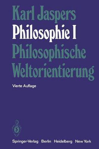 Cover image for Philosophie: I Philosophische Weltorientierung