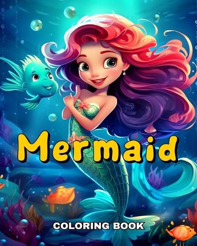 Cover image for Mermaid Coloring Book