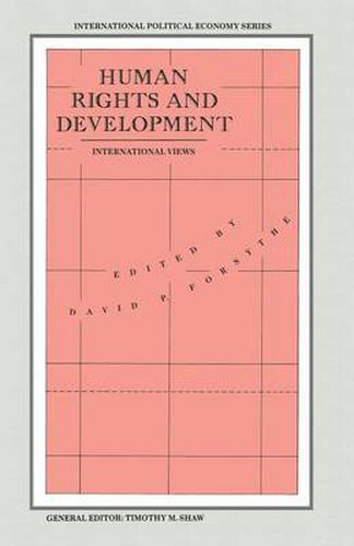 Cover image for Human Rights and Development: International Views