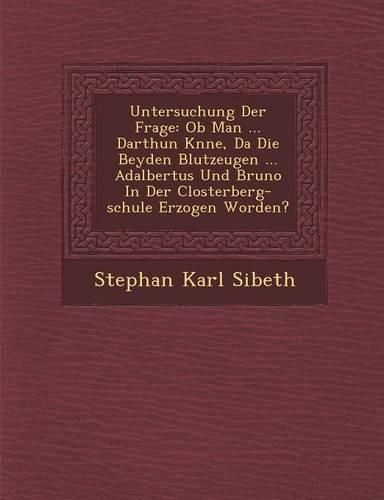 Cover image for Untersuchung Der Frage