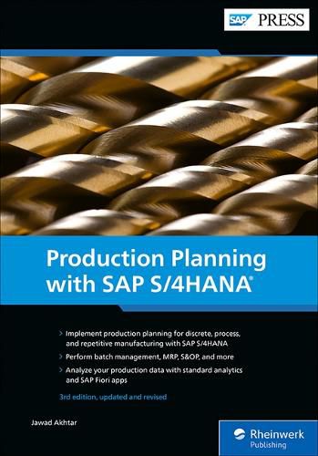 Cover image for Production Planning with SAP S/4HANA